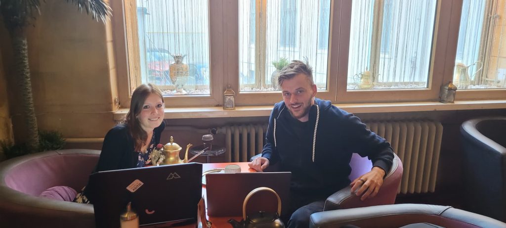 Tereza a Vojta, tým za projektem IVF mapa